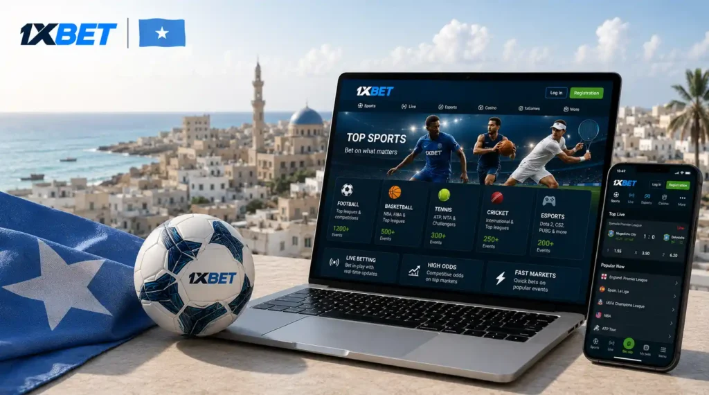 about 1xbet Somalia sports betting
