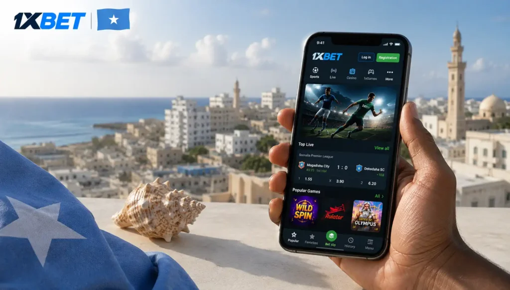 1xbet overview in Somalia